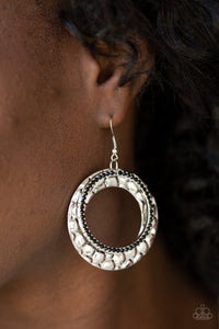 Cinematic Shimmer - black - Paparazzi earrings - Glitzygals5dollarbling Paparazzi Boutique 