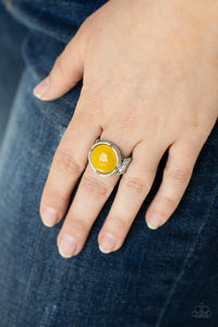 Dreamy Dunes - yellow - Paparazzi ring - Glitzygals5dollarbling Paparazzi Boutique 