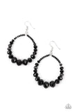 Astral Aesthetic Black ~ Paparazzi Earrings - Glitzygals5dollarbling Paparazzi Boutique 