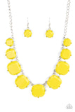Prismatic Prima Donna – Yellow Necklace Summer Party Pack Exclusive 2021 - Glitzygals5dollarbling Paparazzi Boutique 