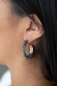 Paparazzi Don’t Mind The Stardust Silver Hematite Earrings - Glitzygals5dollarbling Paparazzi Boutique 