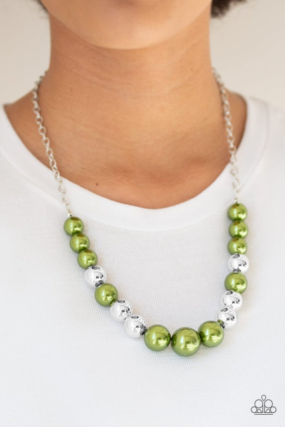 Take Note - green - Paparazzi necklace - Glitzygals5dollarbling Paparazzi Boutique 