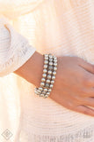 Paparazzi Trail Treasure - Silver Bracelet - Trend Blend / Fashion Fix March 2020 - Glitzygals5dollarbling Paparazzi Boutique 