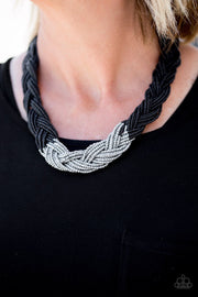 Brazilian Brilliance Black Paparazzi Necklace - Glitzygals5dollarbling Paparazzi Boutique 