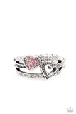 Paparazzi Ring ~ You Make My Heart BLING - Pink - Glitzygals5dollarbling Paparazzi Boutique 