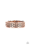 Paparazzi FLOWERBED and Board Copper Ring - Glitzygals5dollarbling Paparazzi Boutique 