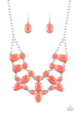 Paparazzi Goddess Glow Orange Necklace - Glitzygals5dollarbling Paparazzi Boutique 