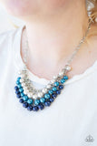 Paparazzi Run For The HEELS! - Blue Pearls - Necklace and matching Earrings - Glitzygals5dollarbling Paparazzi Boutique 
