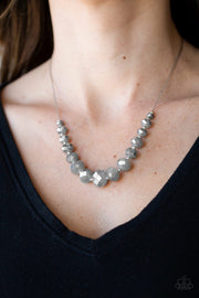 Paparazzi Crystal Carriages Silver Beaded Necklace - Glitzygals5dollarbling Paparazzi Boutique 