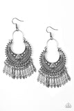 Paparazzi “Walk On The Wildside” Silver Earrings - Glitzygals5dollarbling Paparazzi Boutique 