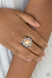 Paparazzi Ring ~ Pampered In Pearls - Brown - Glitzygals5dollarbling Paparazzi Boutique 