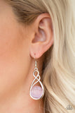 Paparazzi Swept Away - Pink - Moonstone - Earrings - Glitzygals5dollarbling Paparazzi Boutique 