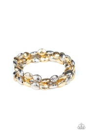 Paparazzi Basic Bliss Multi Gold and Silver Beads - Set of 3 Bracelets - Glitzygals5dollarbling Paparazzi Boutique 