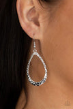 Paparazzi Earring ~ BEVEL-headed Brilliance - Silver - Glitzygals5dollarbling Paparazzi Boutique 