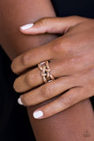 Paparazzi Can Only Go UPSCALE From Here - Copper Ring - Glitzygals5dollarbling Paparazzi Boutique 