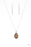 Paparazzi On The Home FRONTIER - Brown - Tiger's Eye Stone - Necklace & Earrings - Glitzygals5dollarbling Paparazzi Boutique 