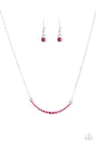 Paparazzi Rockin Rhinestones - Pink Necklace - Glitzygals5dollarbling Paparazzi Boutique 