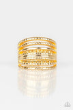 Basic Maverick Gold-Ring - Glitzygals5dollarbling Paparazzi Boutique 