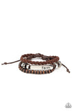 Paparazzi Bracelet ~ Let Faith Be Your Guide - Brown - Glitzygals5dollarbling Paparazzi Boutique 