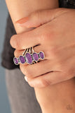 Paparazzi Stone Sublime Purple Ring - Glitzygals5dollarbling Paparazzi Boutique 
