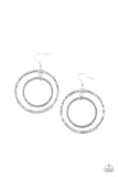 Paparazzi Fiercely Focused Silver Earring - Glitzygals5dollarbling Paparazzi Boutique 