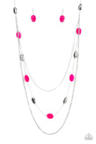 Barefoot and Beachbound Pink ~ Paparazzi Necklace - Glitzygals5dollarbling Paparazzi Boutique 