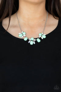Galaxy Gallery Green ~ Paparazzi Necklace - Glitzygals5dollarbling Paparazzi Boutique 