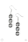 Toast to Timeless Silver Earrings Fashion Fix - Glitzygals5dollarbling Paparazzi Boutique 