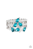 Paparazzi Blink Back TIERS - Blue Ring - Glitzygals5dollarbling Paparazzi Boutique 