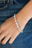 Paparazzi Bracelet ~ Photo Op - White - Glitzygals5dollarbling Paparazzi Boutique 