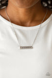 Paparazzi Love One Another - Silver - "Love One Another" Inspirational Necklace and matching Earrings - Glitzygals5dollarbling Paparazzi Boutique 