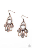 PLAINS Jane - copper - Paparazzi earrings - Glitzygals5dollarbling Paparazzi Boutique 