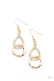 Paparazzi Earring ~ Red Carpet Couture - Gold - Glitzygals5dollarbling Paparazzi Boutique 