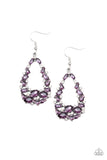 Paparazzi To BEDAZZLE, Or Not To BEDAZZLE - Purple Earrings - Glitzygals5dollarbling Paparazzi Boutique 