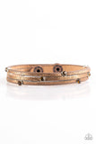 Paparazzi Drop A SHINE - Copper Urban Wrap Bracelet - Glitzygals5dollarbling Paparazzi Boutique 