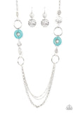 Grounded Glamour - blue - Paparazzi necklace - Glitzygals5dollarbling Paparazzi Boutique 