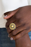 Paparazzi Poppy POP-tastic Yellow Ring - Glitzygals5dollarbling Paparazzi Boutique 