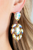 Galactic Go-Getter Copper ~ Paparazzi Earrings - Glitzygals5dollarbling Paparazzi Boutique 