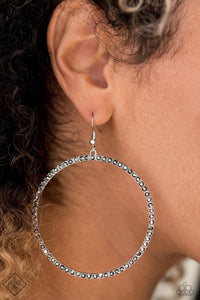 Paparazzi Wide Curves Ahead Silver Earrings Fashion Fix Exclusive - Glitzygals5dollarbling Paparazzi Boutique 