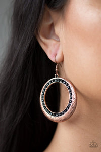 Go-Go Glow - copper - Paparazzi earrings - Glitzygals5dollarbling Paparazzi Boutique 