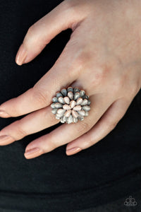 Paparazzi Bloomin Bloomer - Copper - Cat's Eye Moonstones - Coppery Petals - Ring - Glitzygals5dollarbling Paparazzi Boutique 