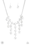 Spotlight Stunner - white - Paparazzi necklace - Glitzygals5dollarbling Paparazzi Boutique 