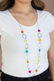 Paparazzi SHELL Your Soul - Multi - Shell Beads - Necklace & Earrings - Glitzygals5dollarbling Paparazzi Boutique 