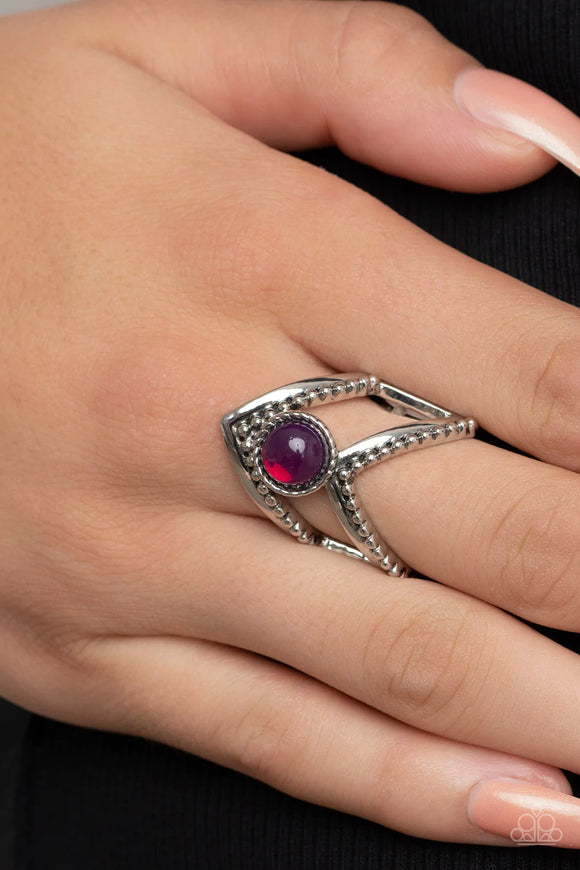 Axial Angle Purple ~ Paparazzi Ring - Glitzygals5dollarbling Paparazzi Boutique 
