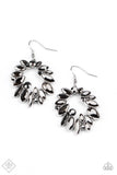 Try As I DYNAMITE - silver - Paparazzi earrings - Glitzygals5dollarbling Paparazzi Boutique 
