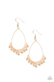 Paparazzi Country Charm - Rose Gold Earrings - Glitzygals5dollarbling Paparazzi Boutique 