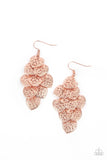 Shimmery Soulmates - copper - Paparazzi earrings - Glitzygals5dollarbling Paparazzi Boutique 
