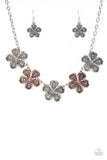 Paparazzi No Common Daisy Mixed Metal Multi  Floral Necklace - Glitzygals5dollarbling Paparazzi Boutique 