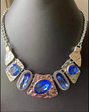 Paparazzi Necklace ~ Futuristic Fashionista - Blue - Glitzygals5dollarbling Paparazzi Boutique 