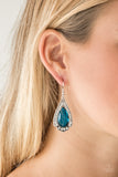 Paparazzi Superstar Stardom Blue Earrings - Glitzygals5dollarbling Paparazzi Boutique 